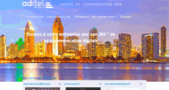 Desktop Screenshot of aditel.fr